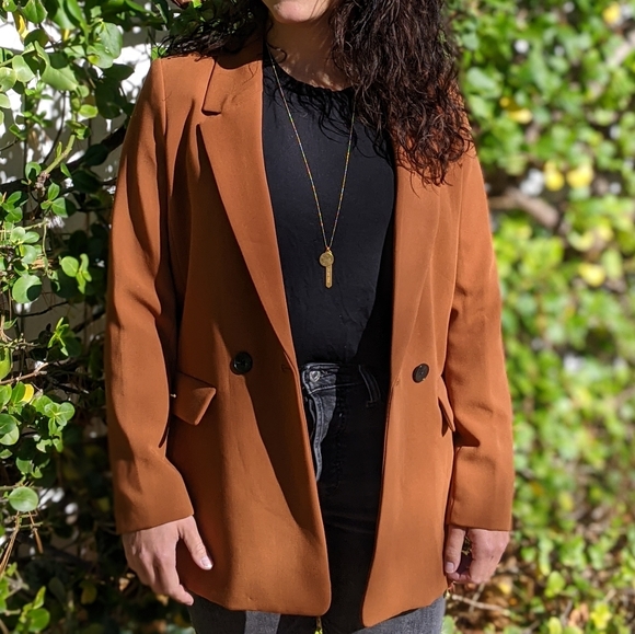 Banana Republic blazer rust Brown 4P - Picture 5 of 5